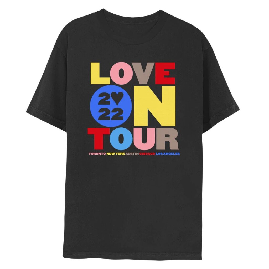 Harry Styles Love On Tour 2022 Tshirt