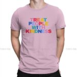 Treat People With Kindness Rainbow Pink Shirt