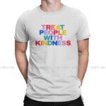 Treat People With Kindness Rainbow White Shirt